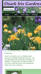 Mobile Screenshot of ozarkirisgardens.com